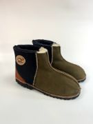Picture of Sheepskin Shorties | willow / indigo  | Size 10