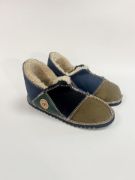 Picture of Sheepskin Slipper | willow/ slate / black| Size 4