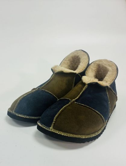 Picture of Sheepskin Slipper | willow/indigo| Size 7