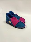 Picture of Sheepskin Slipper | teal / magenta | Size 6