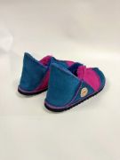Picture of Sheepskin Slipper | teal / magenta | Size 6